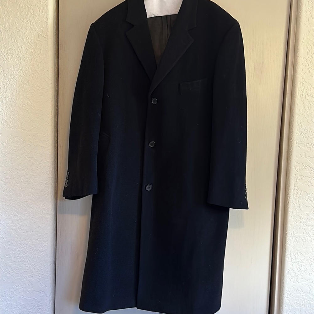 Lauren Ralph Lauren black overcoat